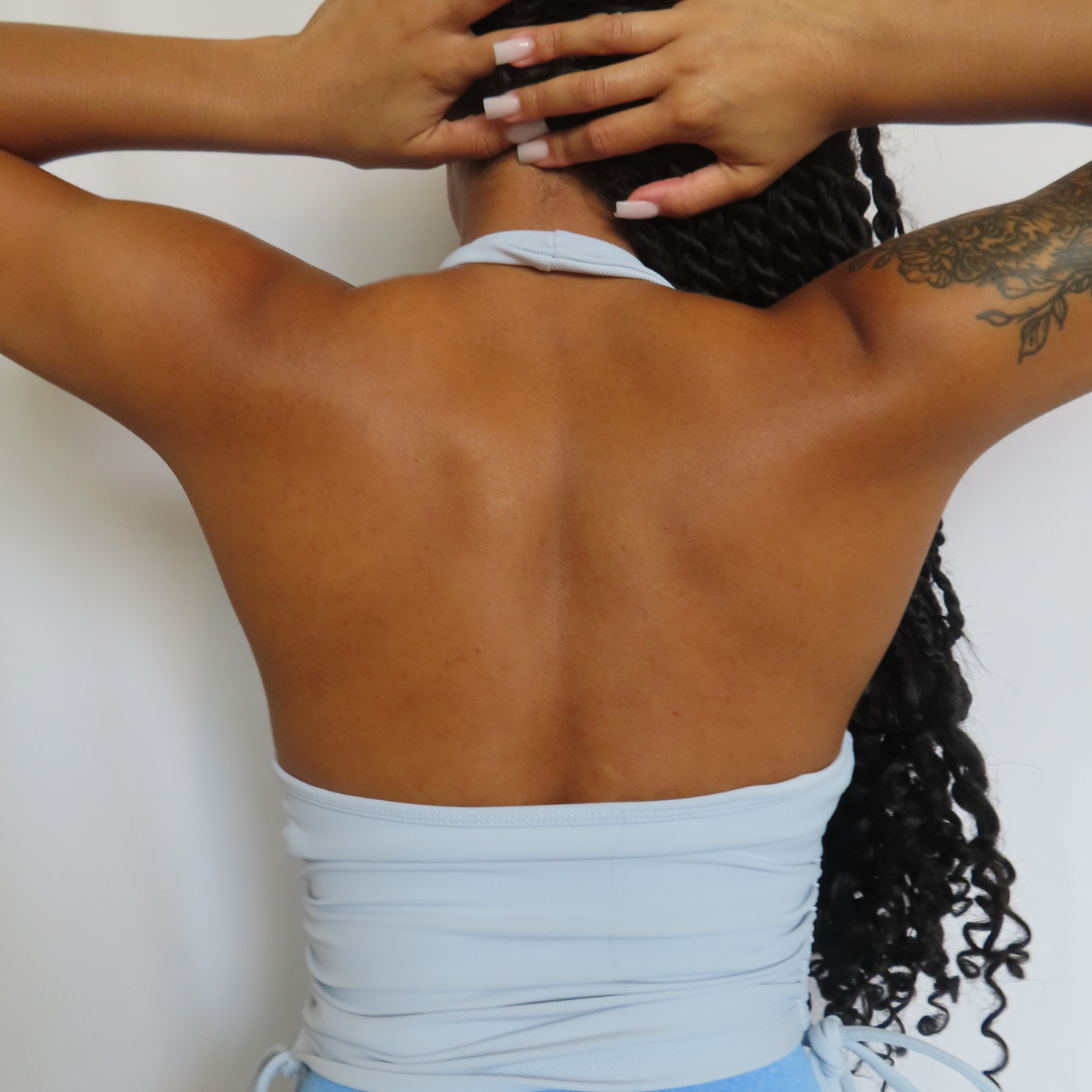 Baby Blue Open Back Band