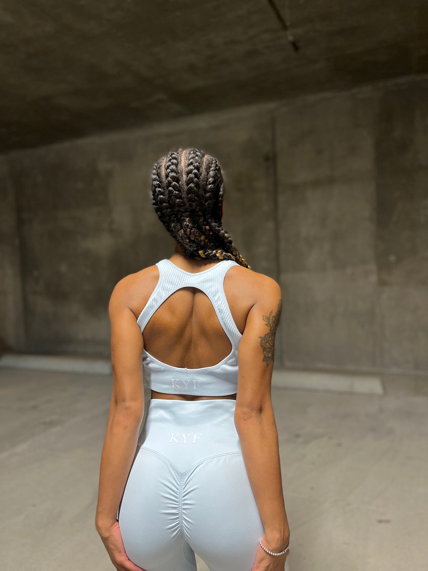 Icy Blue Two Piece Scrunchie Set