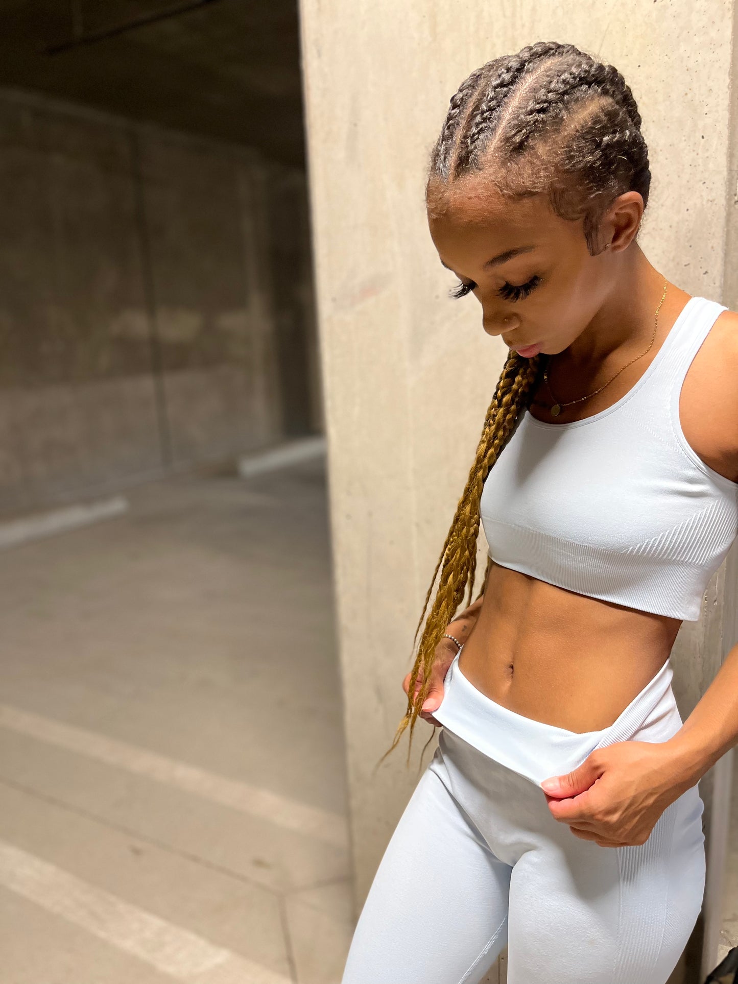 Icy Blue Two Piece Scrunchie Set